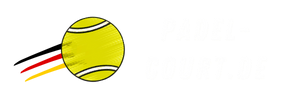 Padel Court Logo White